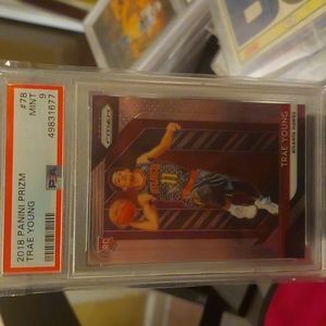 TRAE YOUNG 2018 PANINI PRIZM ROOKIE PSA GRADED MINT